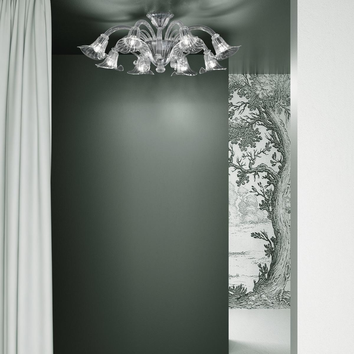 GRIMANI Blown glass ceiling lamp