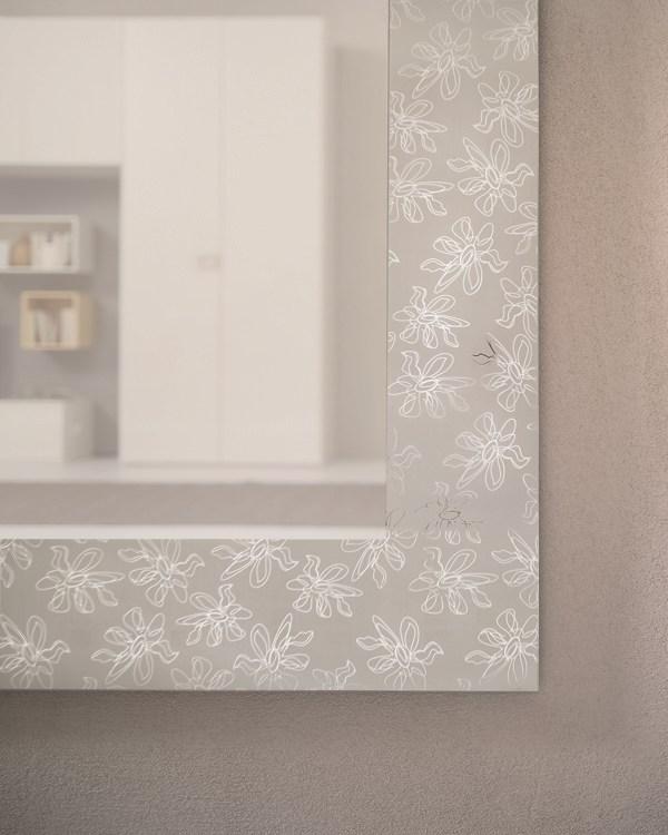 HOLLY Rectangular wall-mounted hall mirror