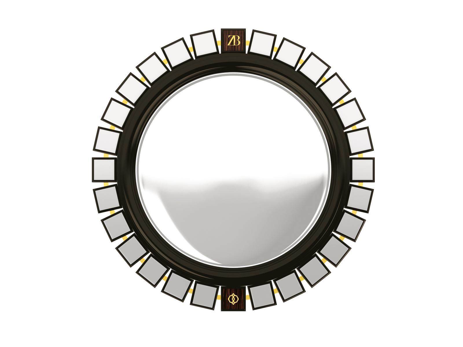 CONSTANCE Round framed wall-mounted mirror
