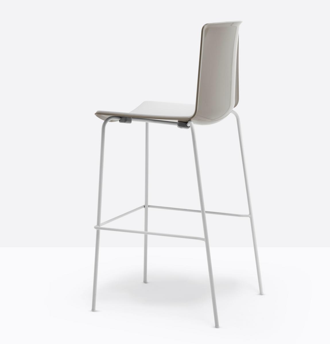 TWEET 896 High polypropylene stool with footrest
