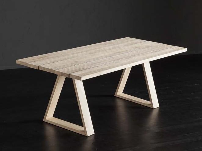 KENZO + MEKANO Rectangular wooden dining table KENZO + MEKANO Rectangular wooden dining table