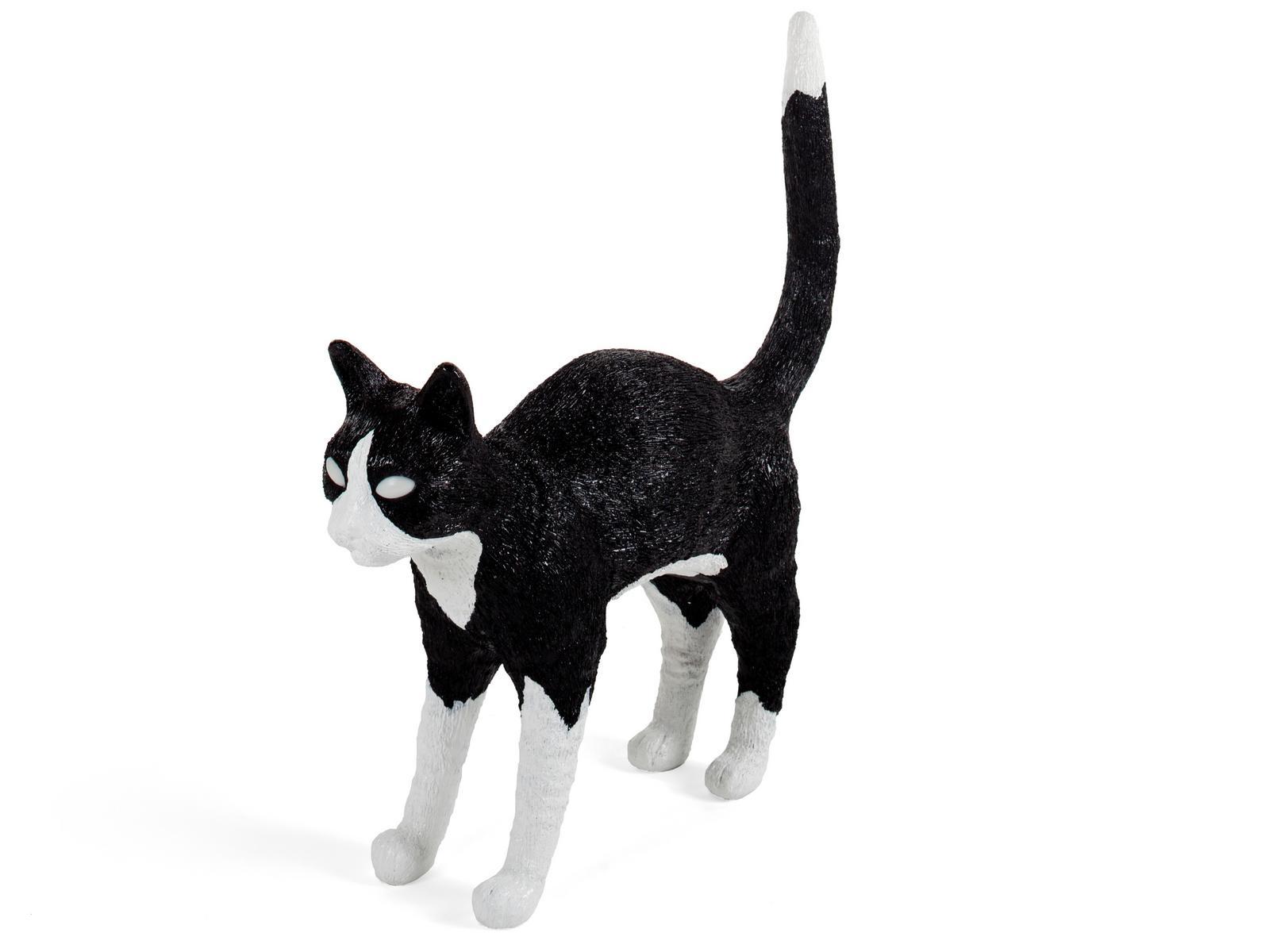 JOBBY THE CAT LED resin table lamp with USB charging