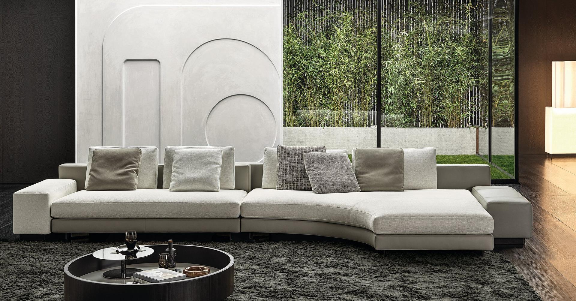 DANIELS Sectional modular fabric sofa