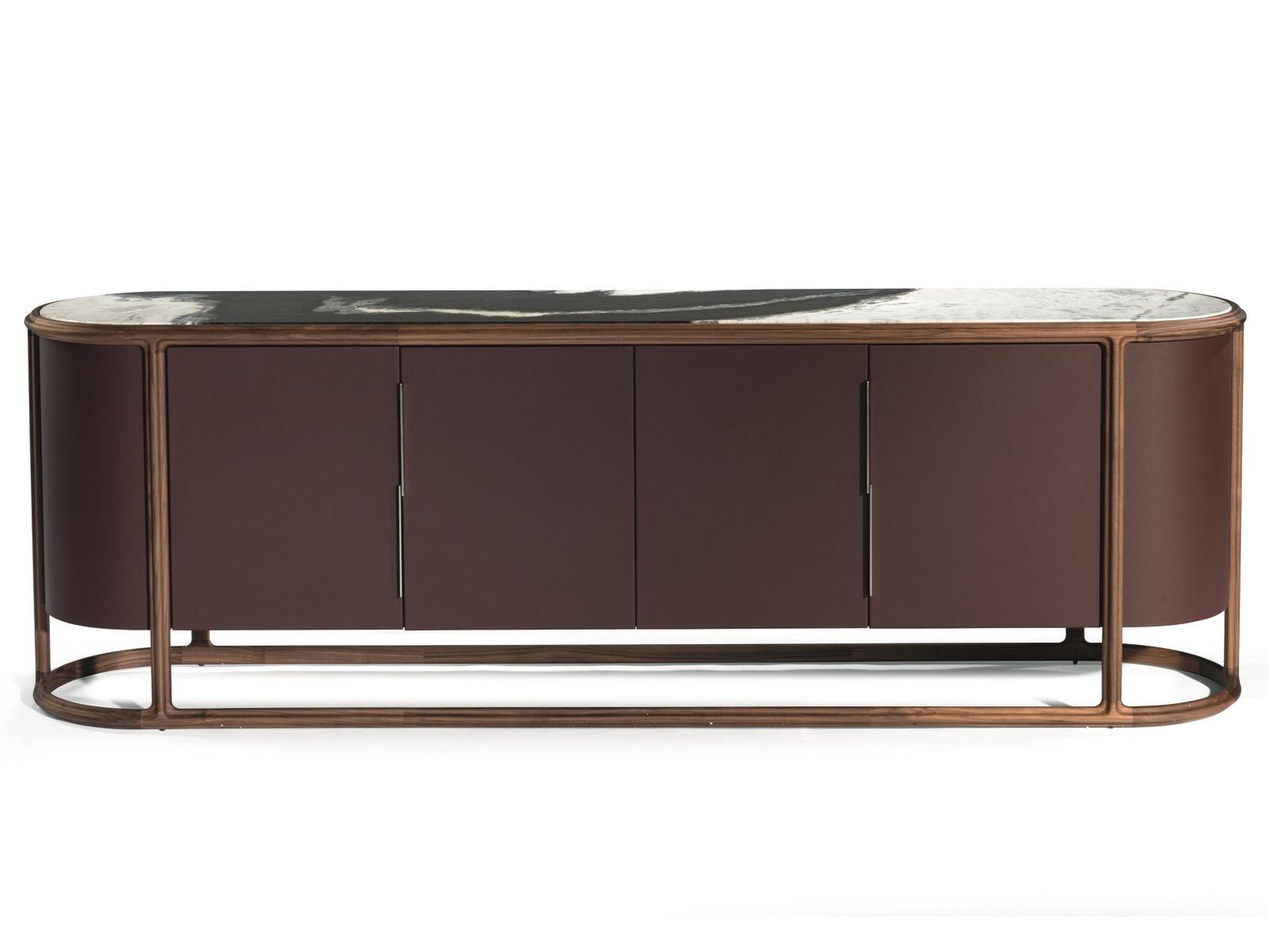 KING'S CROSS Solid wood sideboard with doors