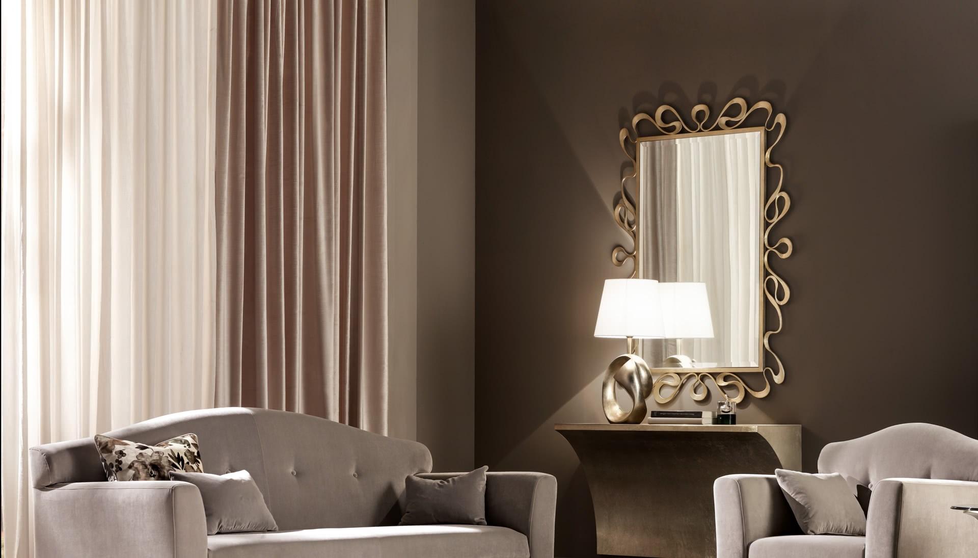 NASTRO Rectangular wall-mounted mirror