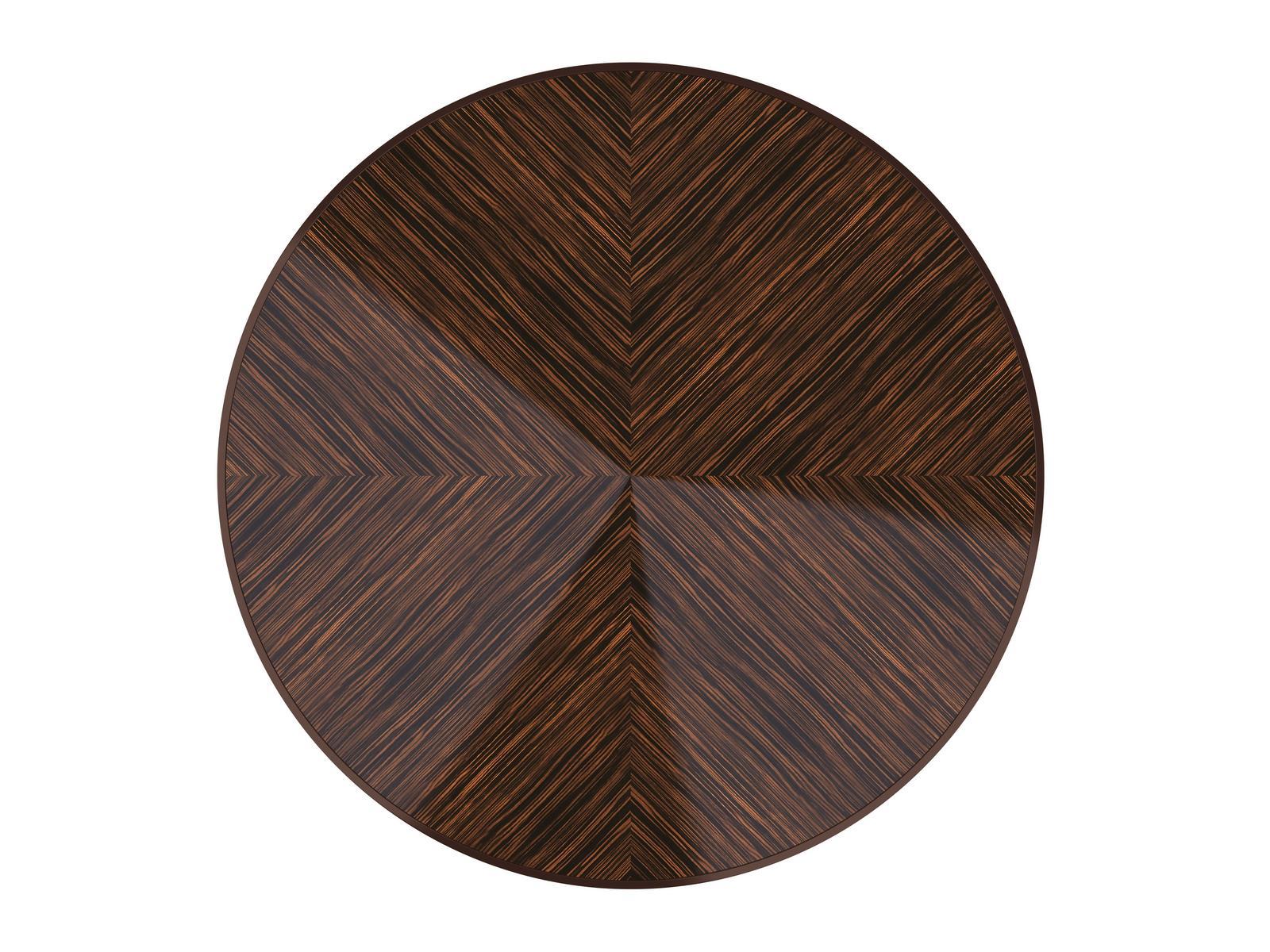 MILLENIUM Round ebony table