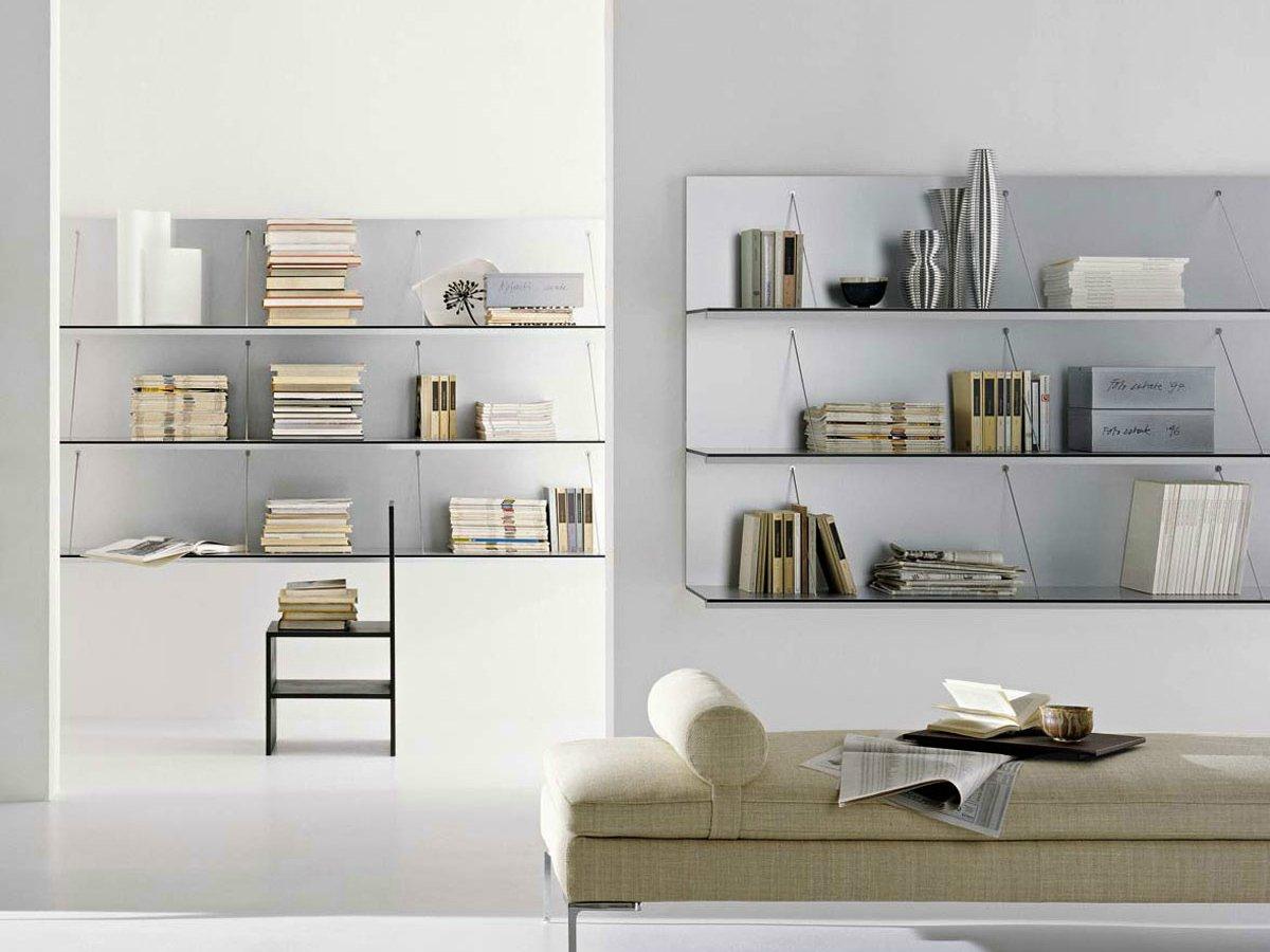 PAB Wall-mounted sectional floating bookcase