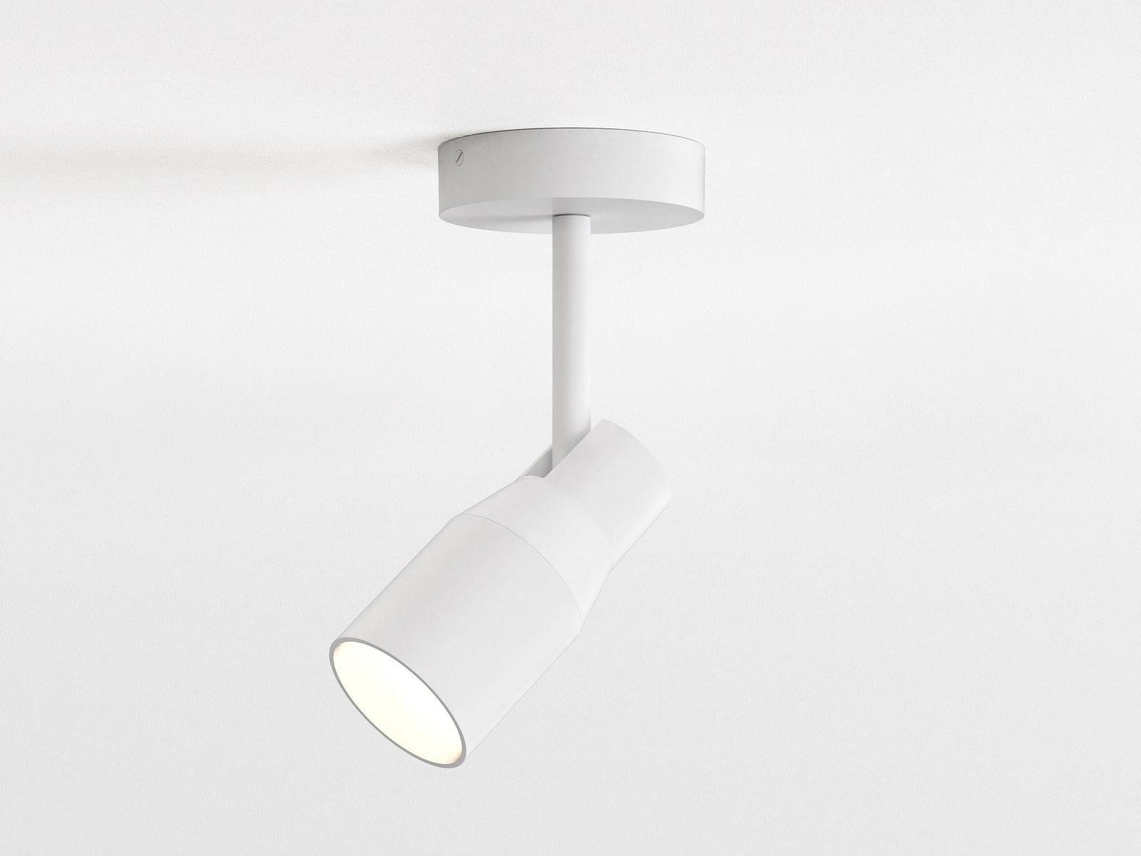 APOLLO SINGLE LED adjustable round metal spotlight