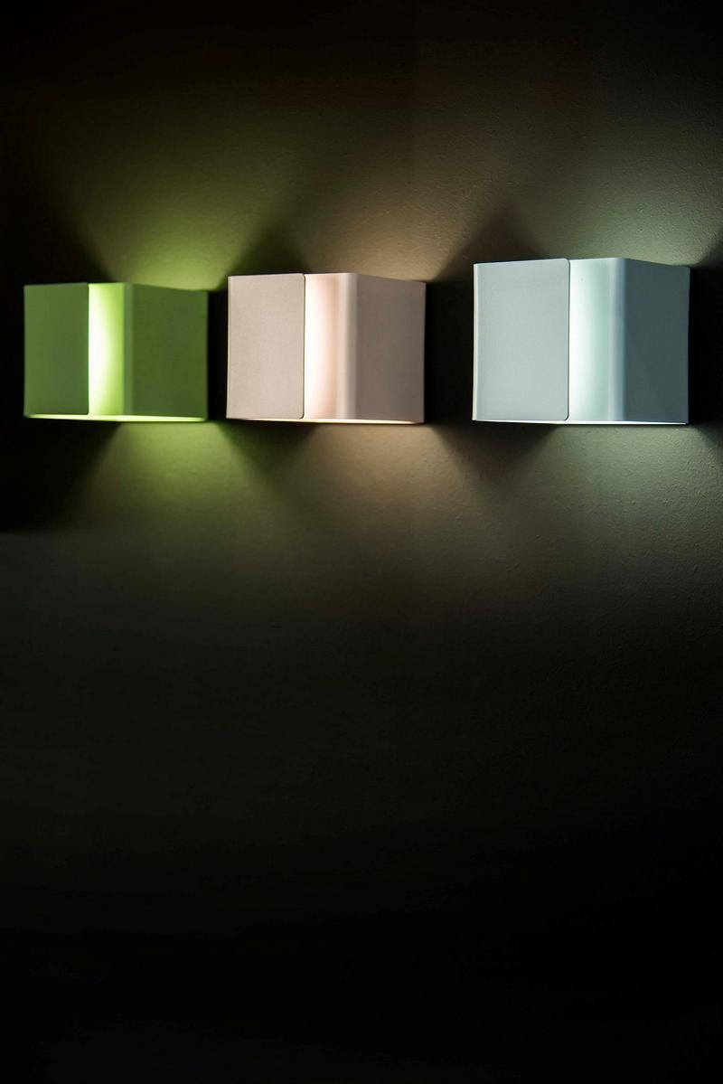DING Direct-indirect light aluminium wall light
