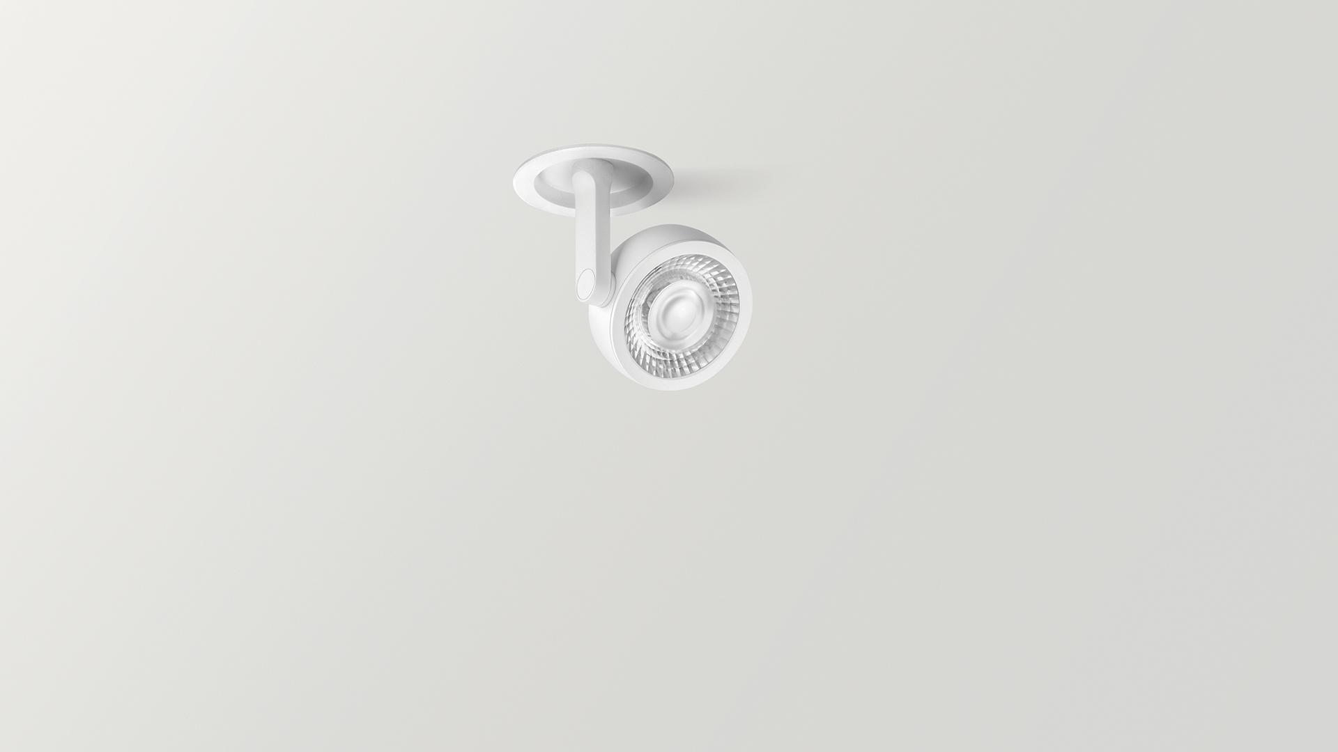 SIX S RECESSED LED ceiling aluminium spotlight