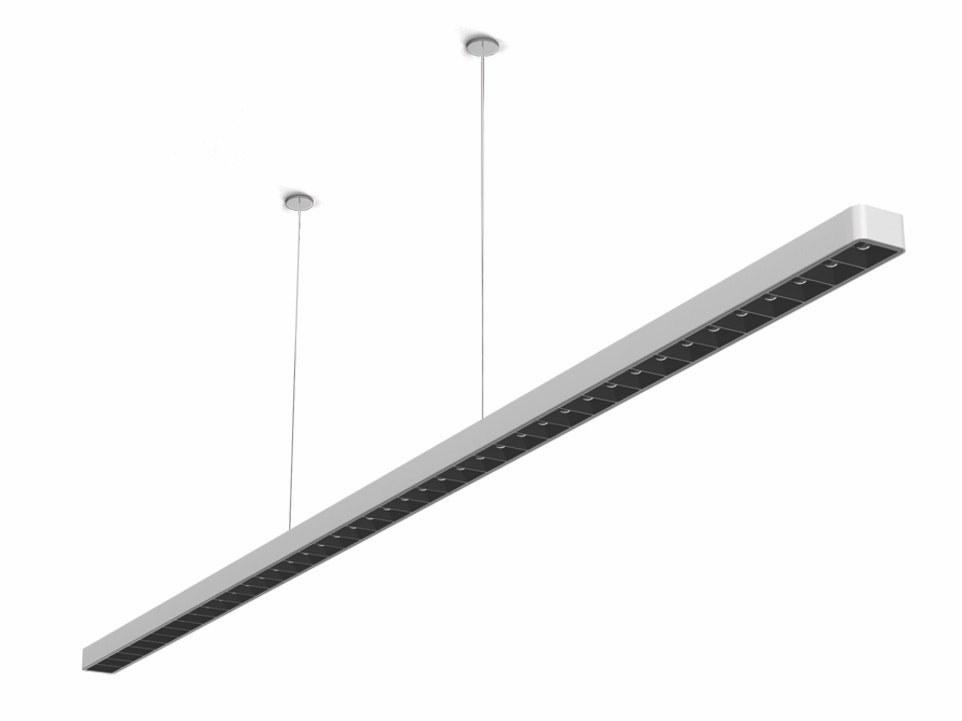 SUPER LINE LED extruded aluminium pendant lamp