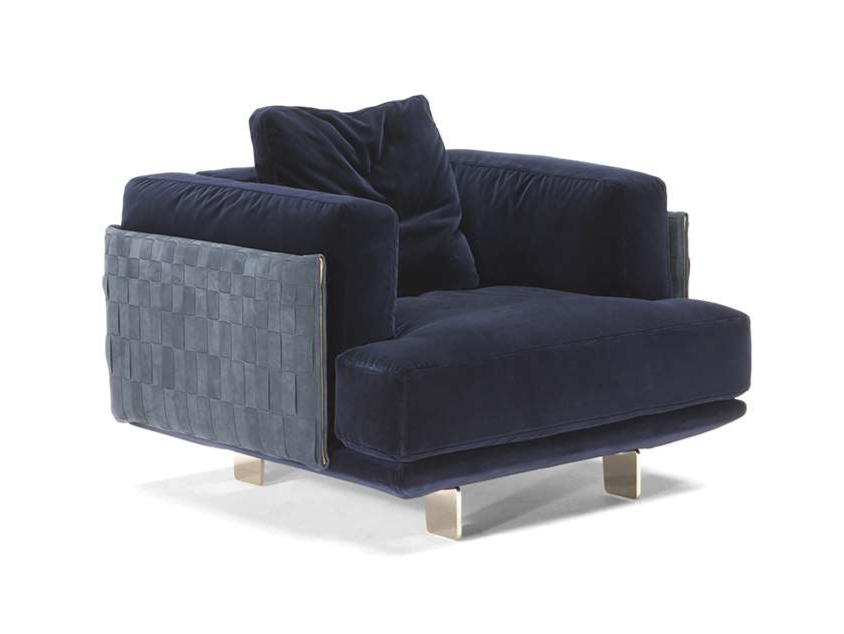 CAMPUS Fabric armchair with armrests