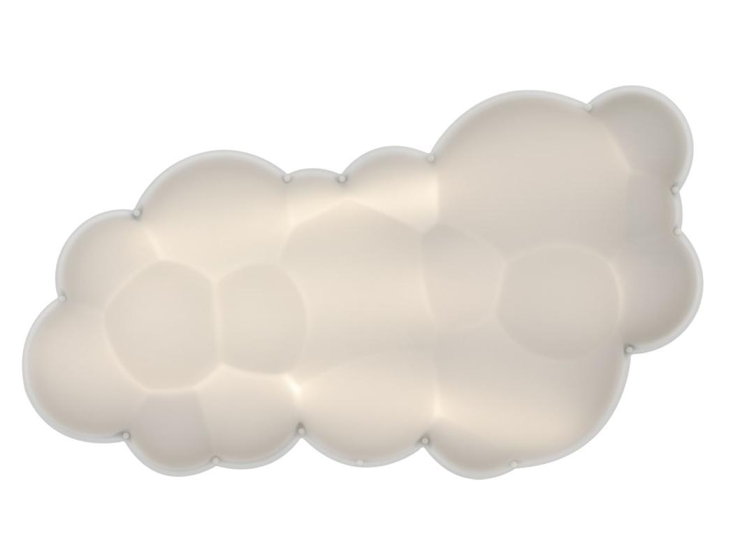 NUVOLA Polyethylene wall lamp / ceiling lamp
