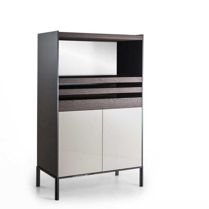 QUINTEN Wooden highboard with drawers