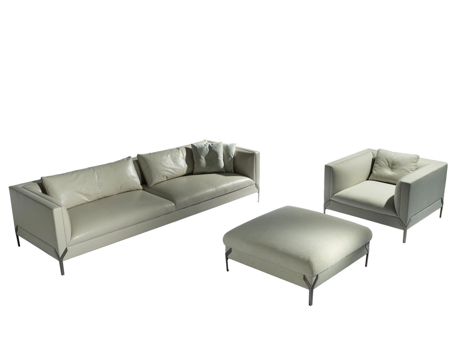 JAMBOREE Fabric armchair with armrests