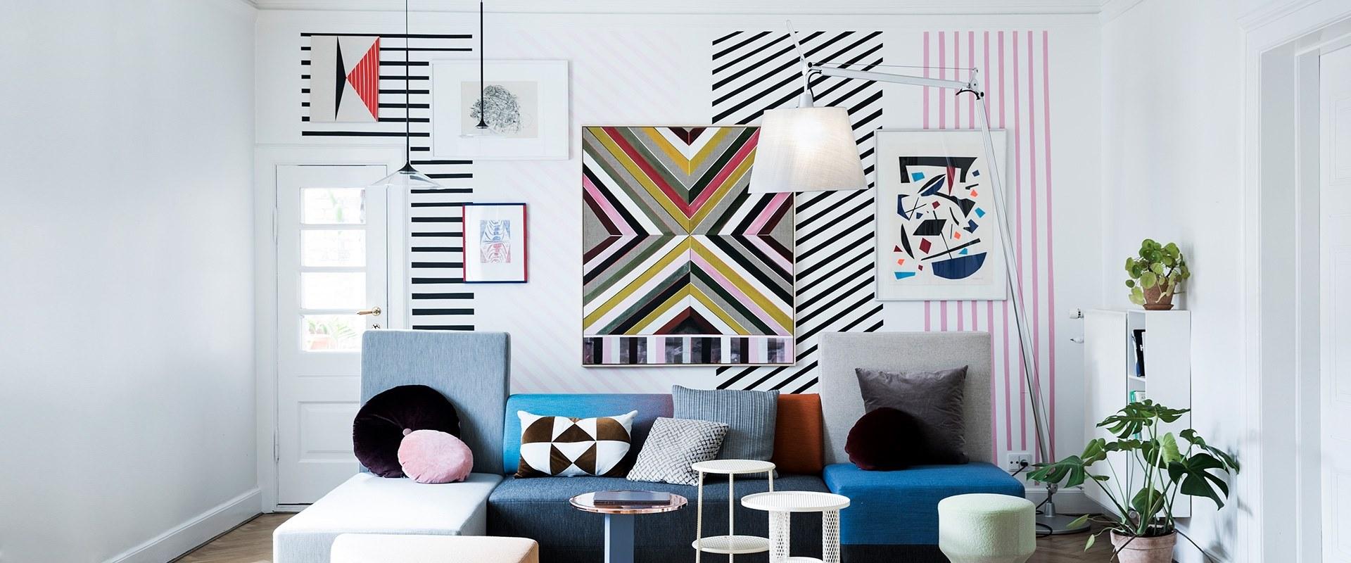 TOLOMEO MAXI LED direct light floor lamp with swing arm