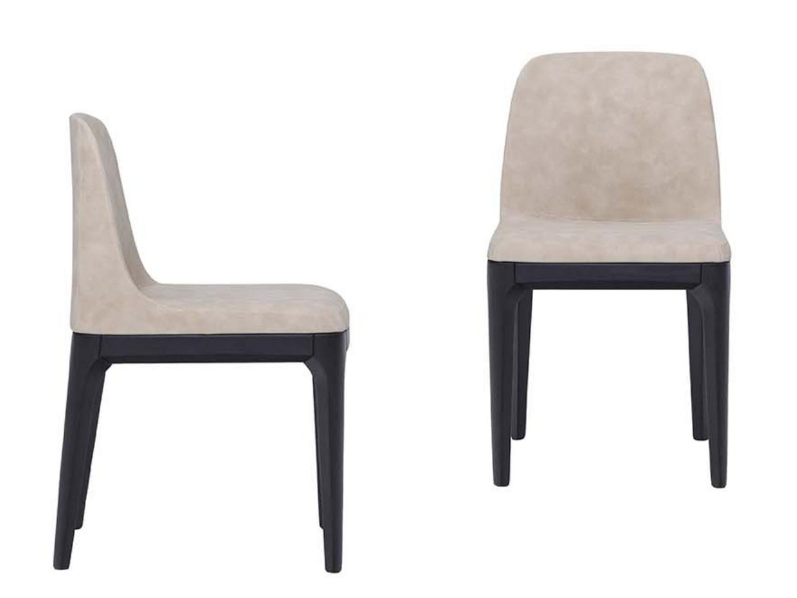 GILDA Upholstered leather chair