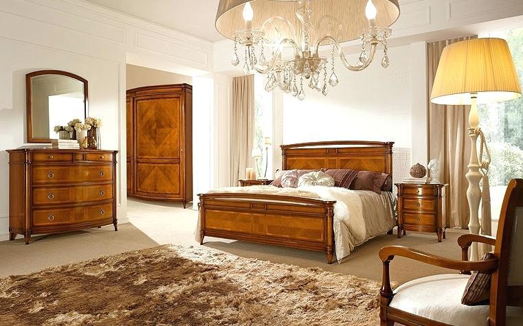 CARLOTTA Solid wood bedroom set in a classic style