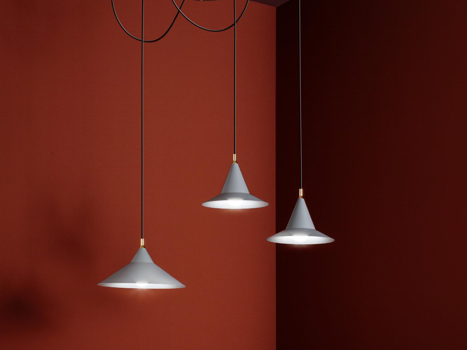 SAN Painted metal pendant lamp