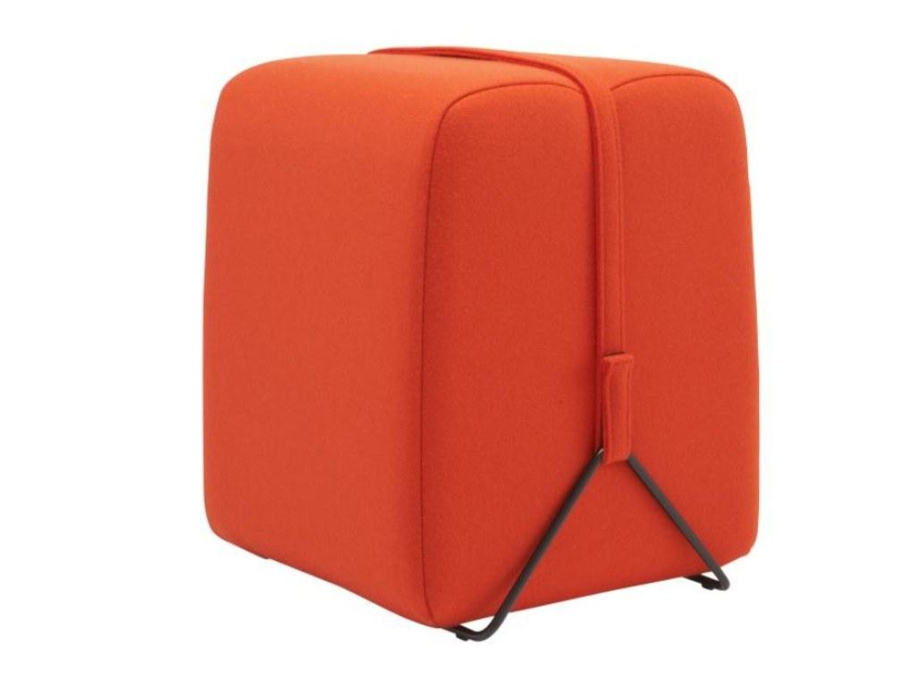 MOBIDEC Rectangular fabric pouf