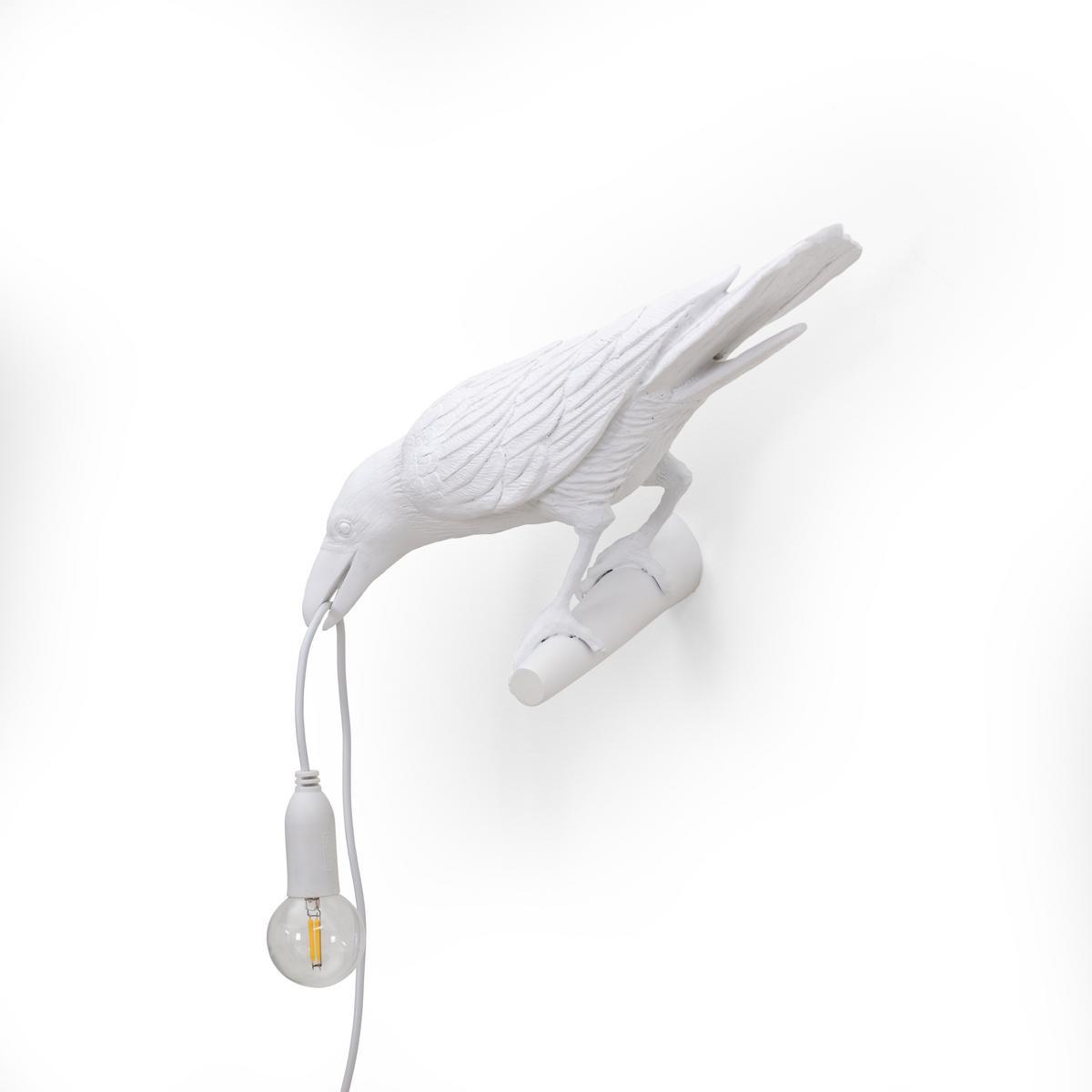 BIRD LAMP LOOKING LEFT/RIGHT LED resin wall lamp
