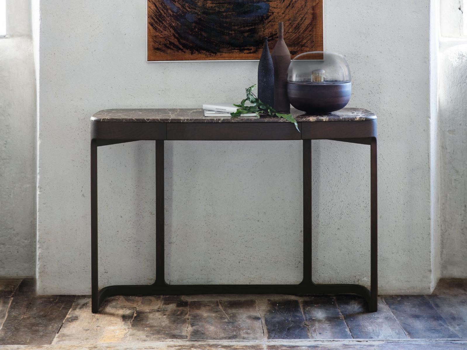 BLUSH Rectangular ash console table