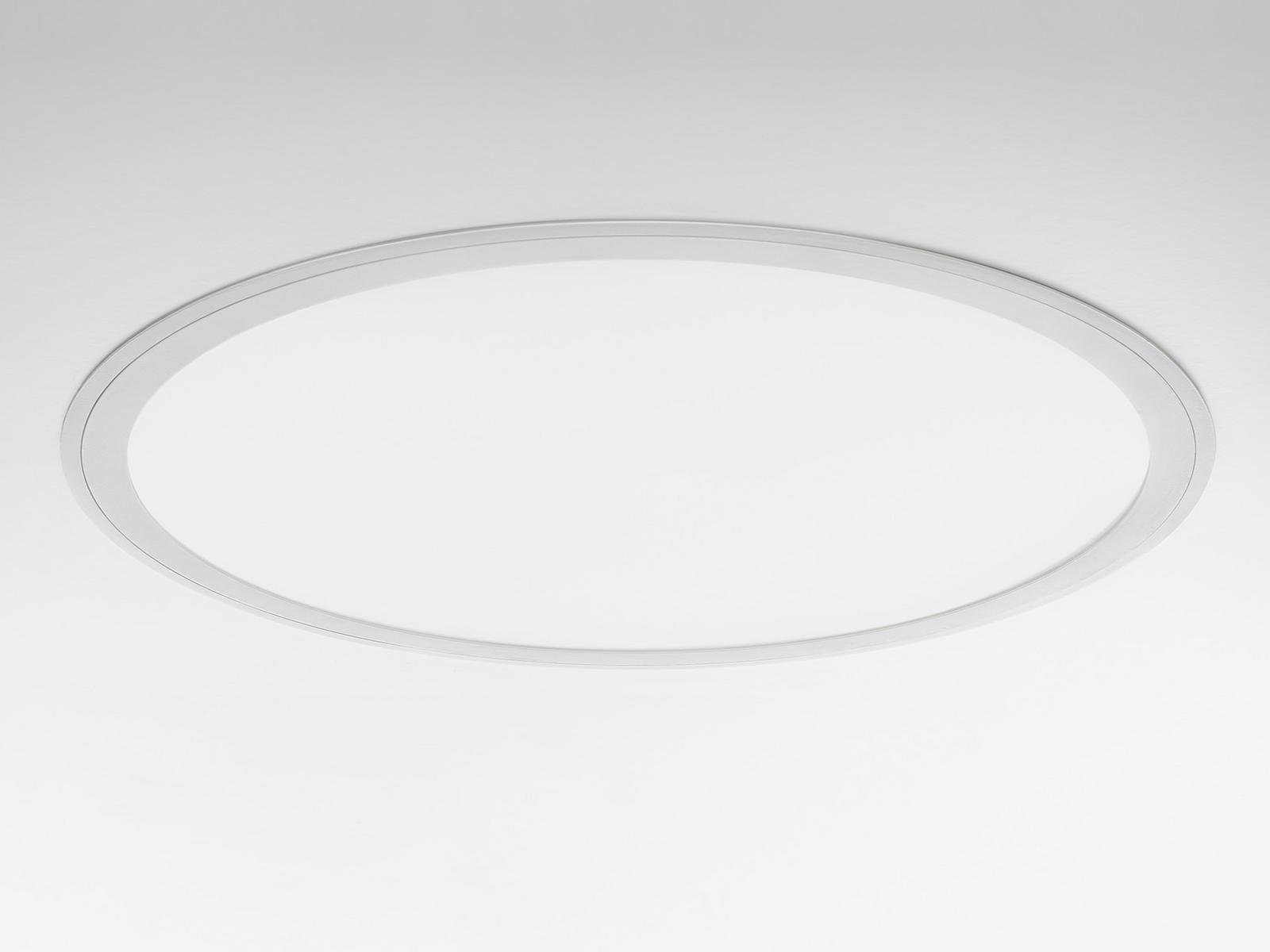 PLANET RING LED recessed polycarbonate ceiling lamp