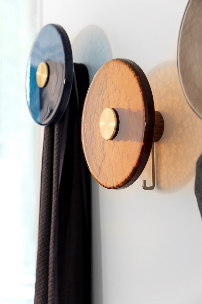 JUPITER Wall-mounted glass coat rack
