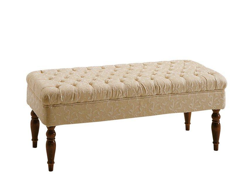 DILETTA Tufted upholstered bench