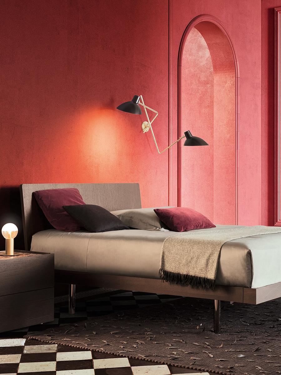 ALFA Wooden double bed