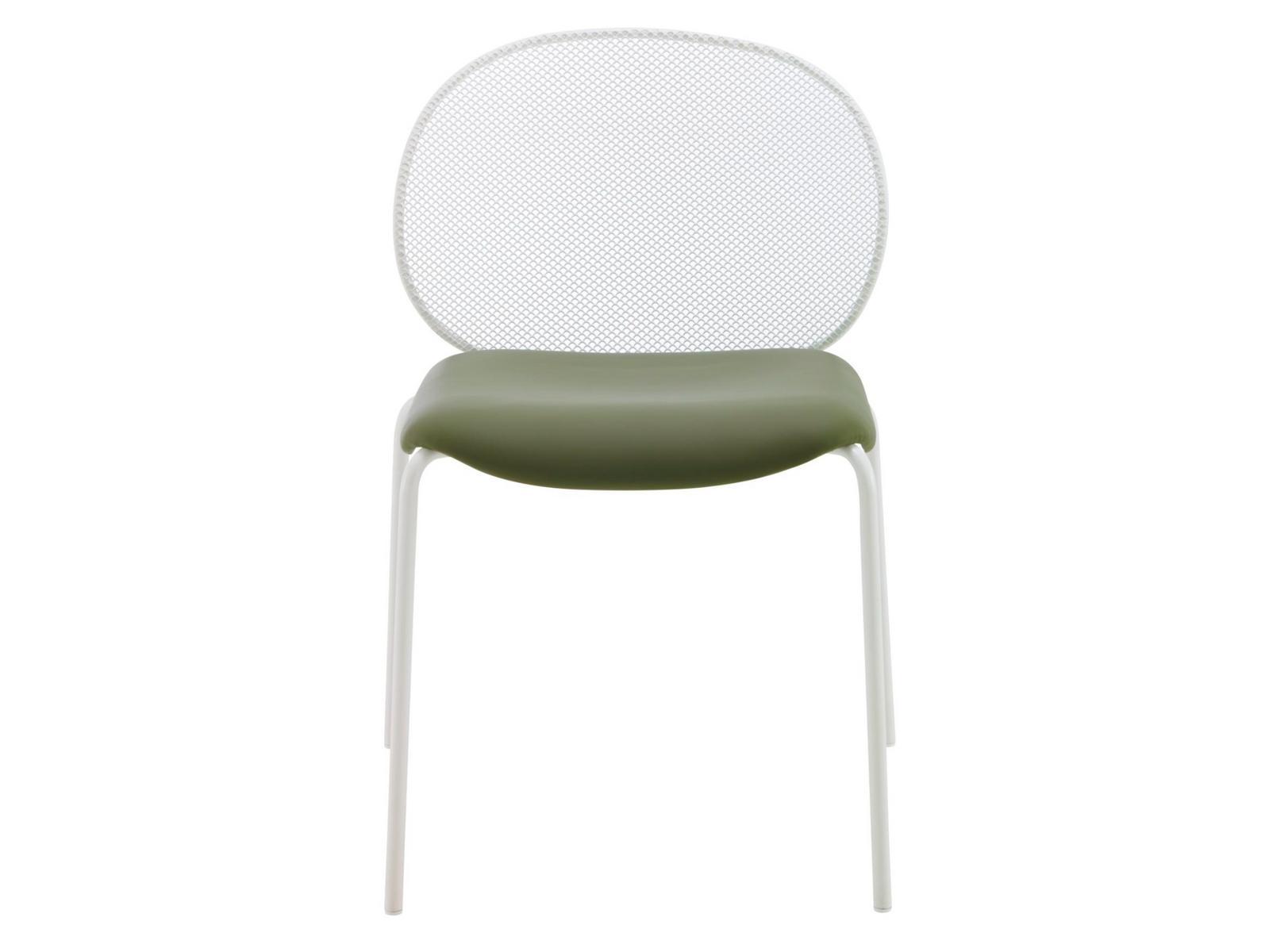 UNBEAUMATIN Steel garden chair with integrated cushion