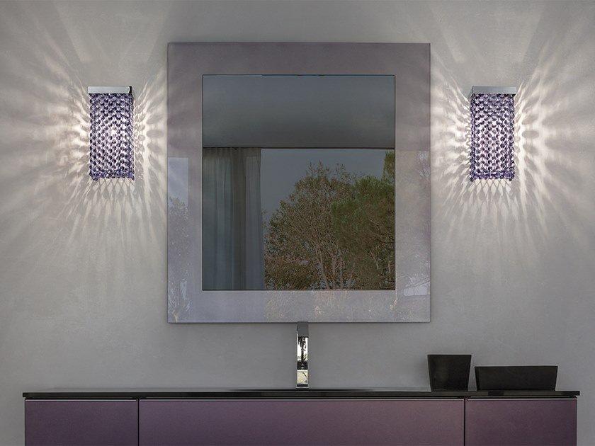 CUBO A SQUARE Crystal wall lamp