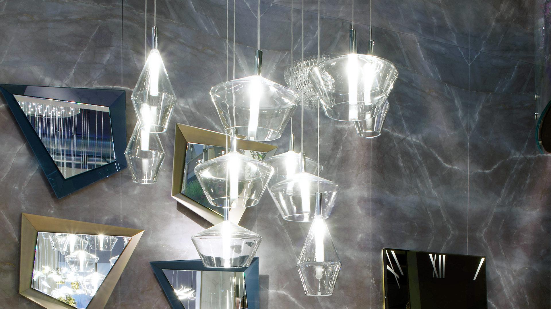 24 GRADI LED blown glass pendant lamp