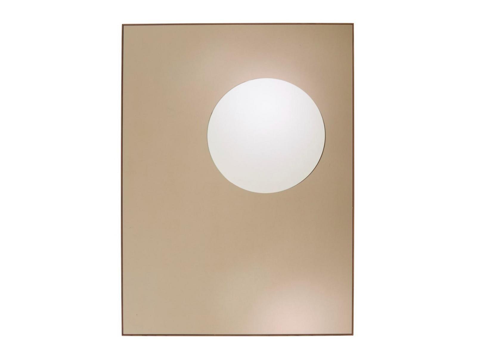 DEMI-TEINTES Rectangular wall-mounted mirrored glass mirror