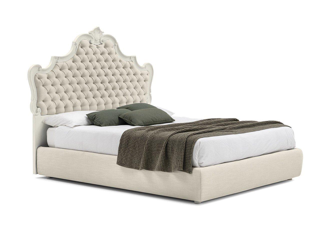 CHANTAL CAPITONNE’ Double bed with tufted headboard