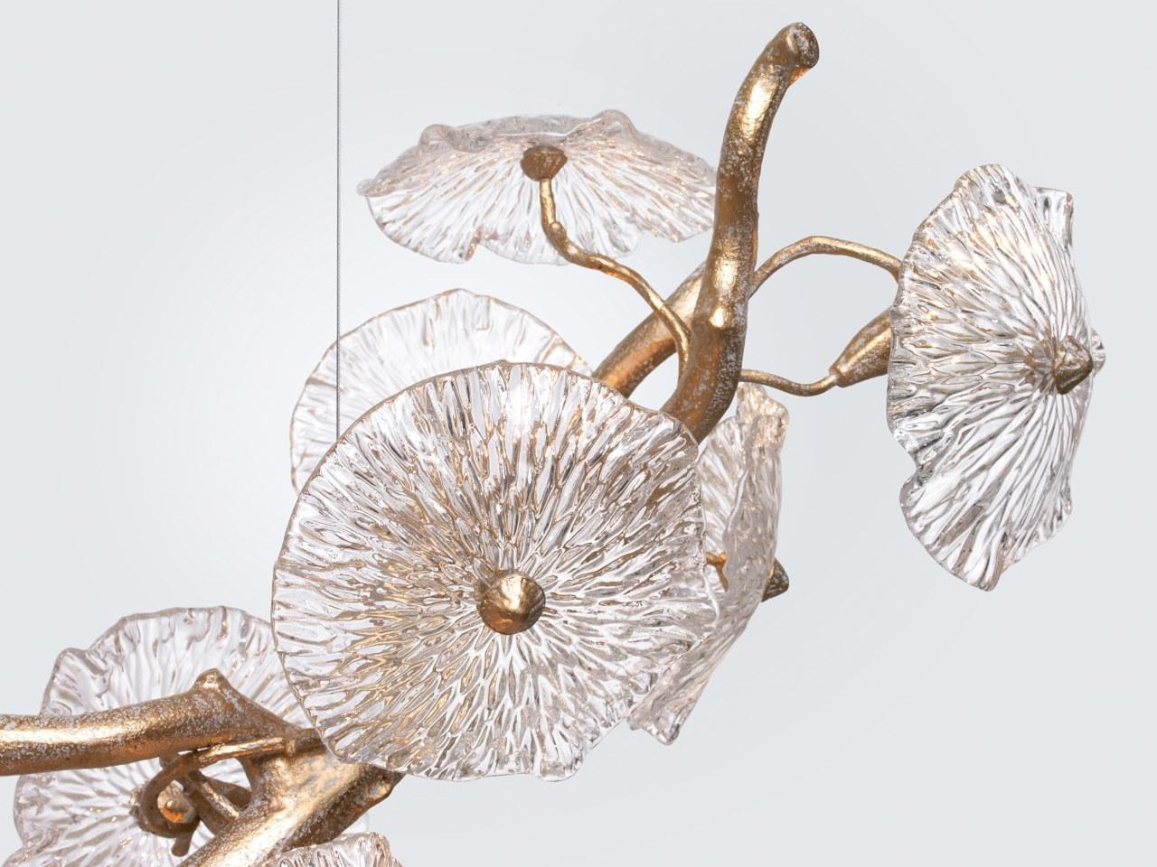 NENUFAR CT3377/12 Handmade bronze pendant lamp NENUFAR CT3377/12 Handmade bronze pendant lamp