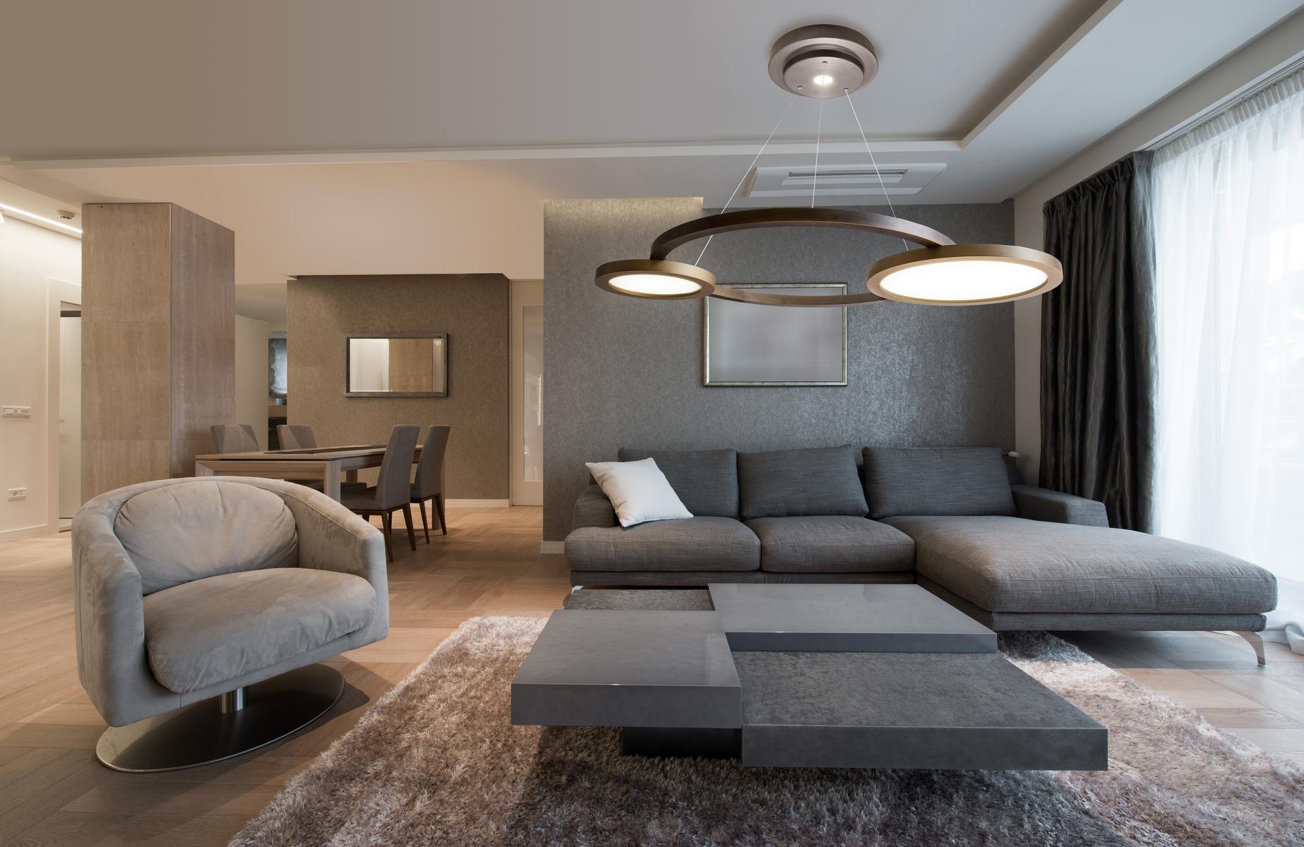 ECLISSE LED wooden pendant lamp