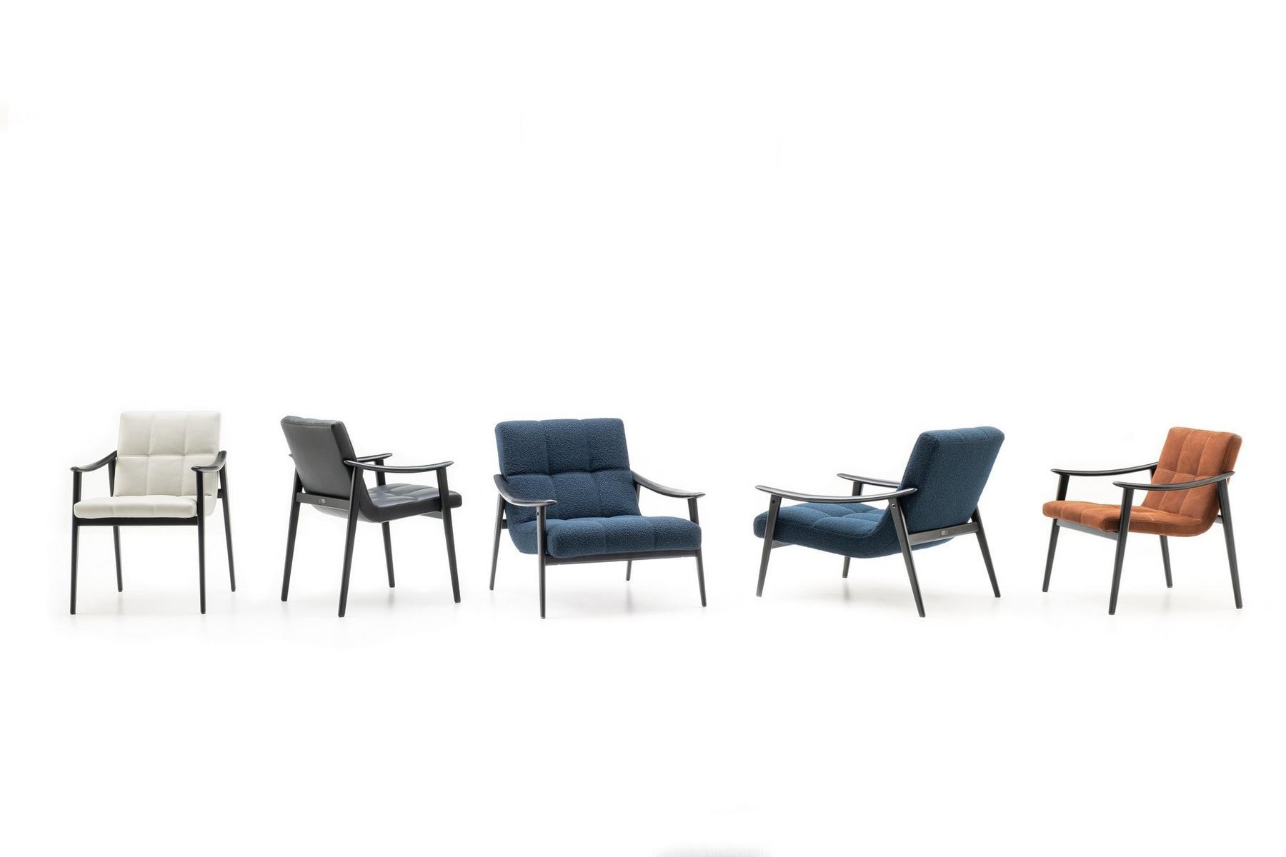 FYNN Upholstered chair with armrests