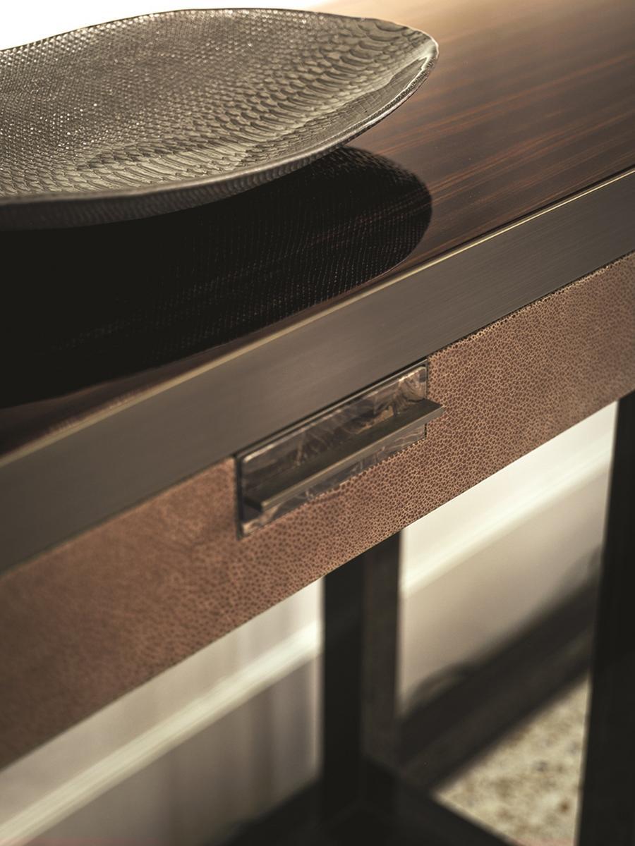 ORWELL Rectangular stone console with drawers