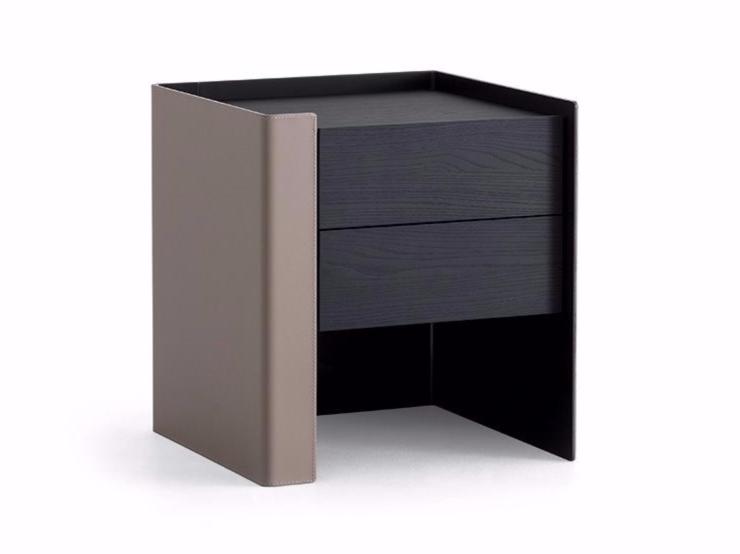 CHLOE Rectangular bedside table with drawers