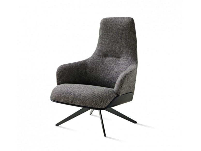 KENSINGTON High-back fabric armchair