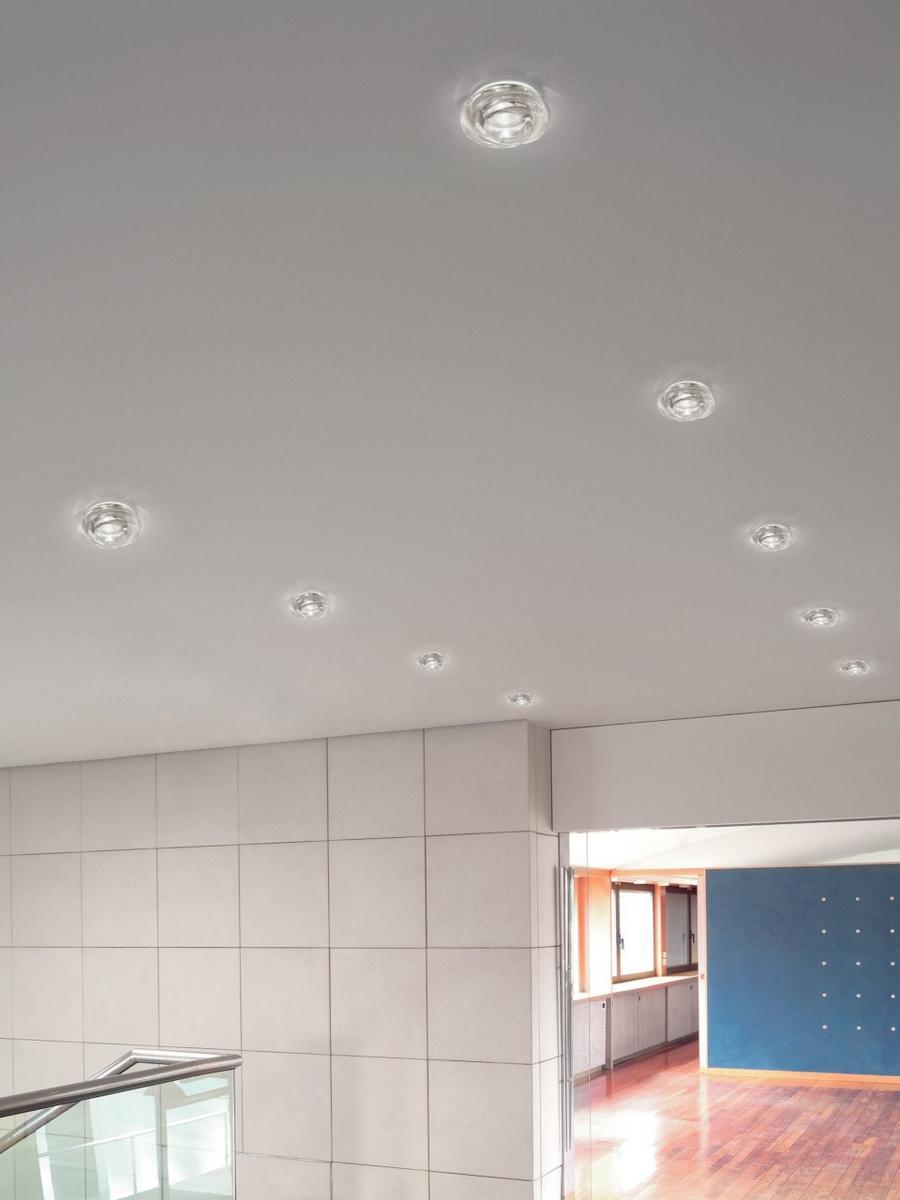 SPIRA I LED recessed glass spotlight for false ceiling