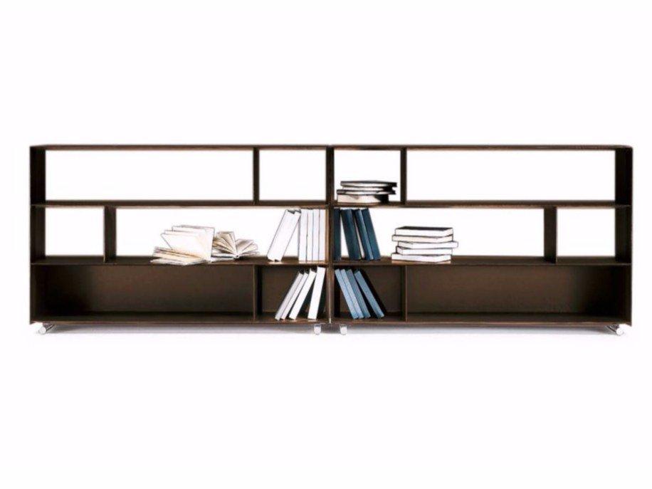 GROUNDPIECE Open metal bookcase