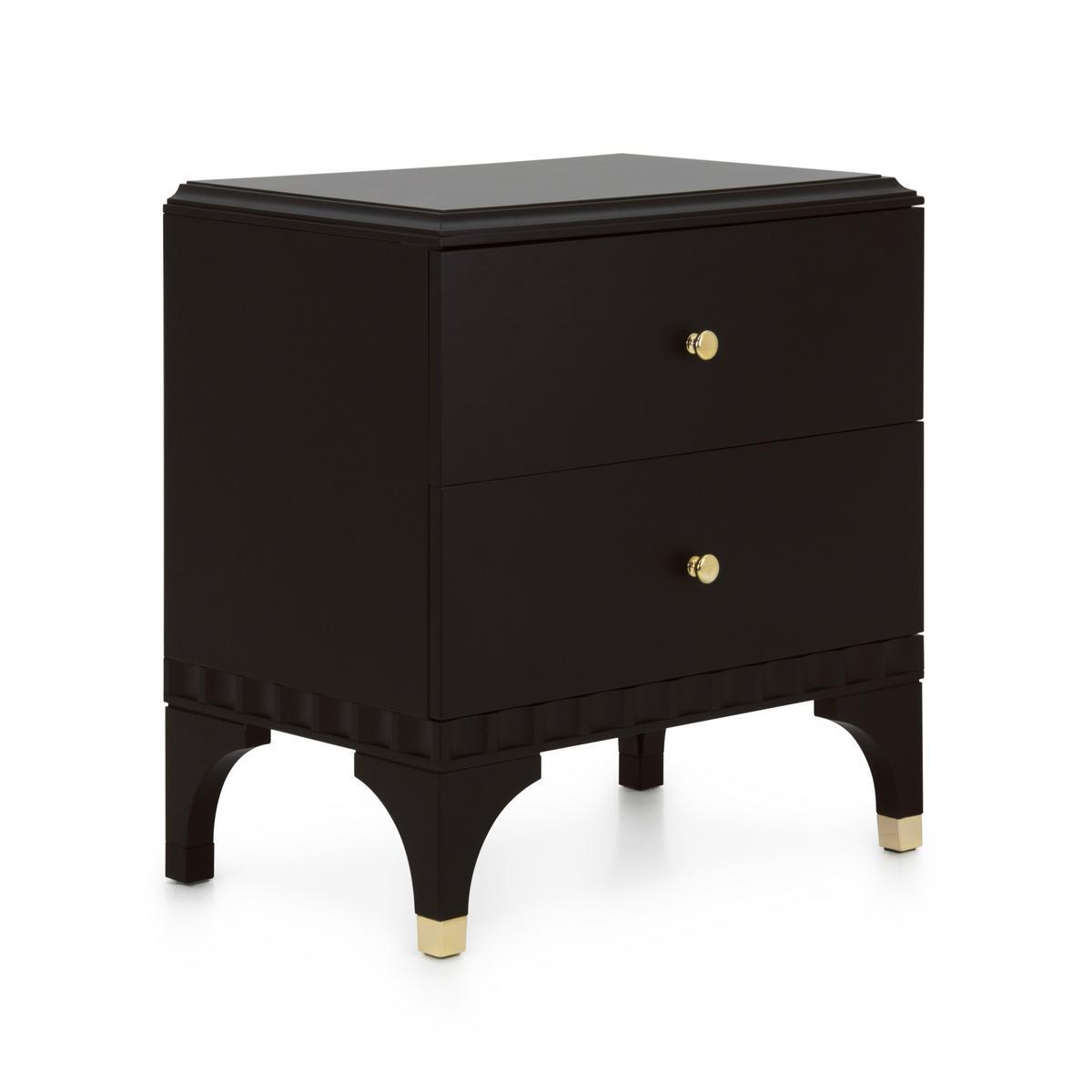 ELLIPSE 0CD350 Wooden bedside table with drawers