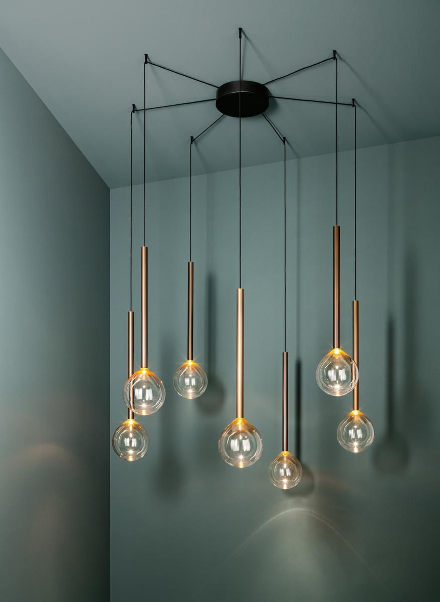 SOFÌ Borosilicate glass pendant lamp