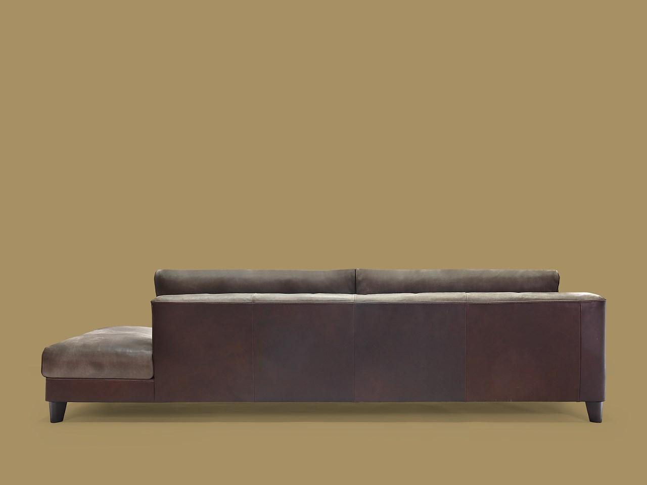 STATUS QUO Modular leather sofa