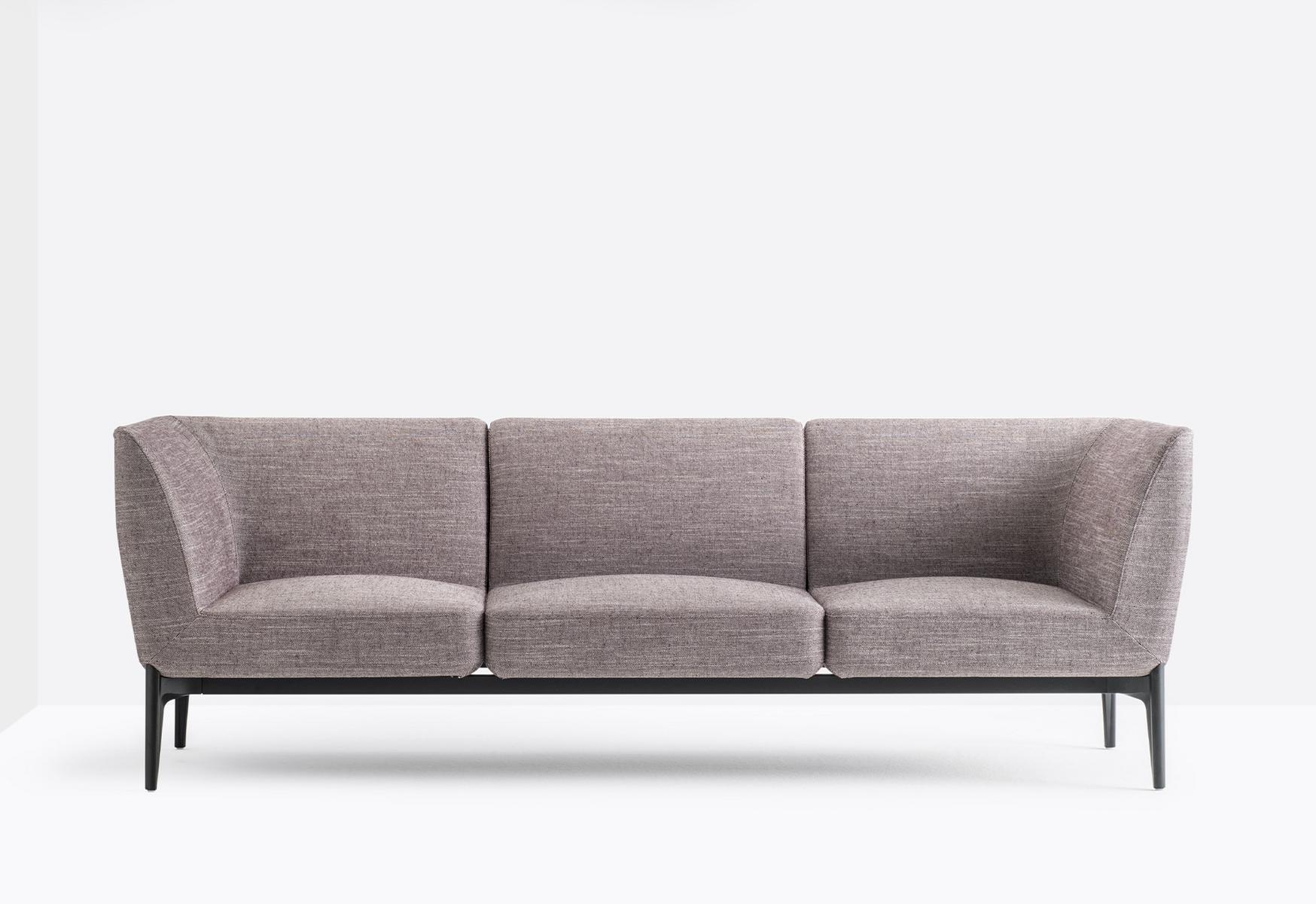 SOCIAL DSO2_3AAL Modular leisure sofa