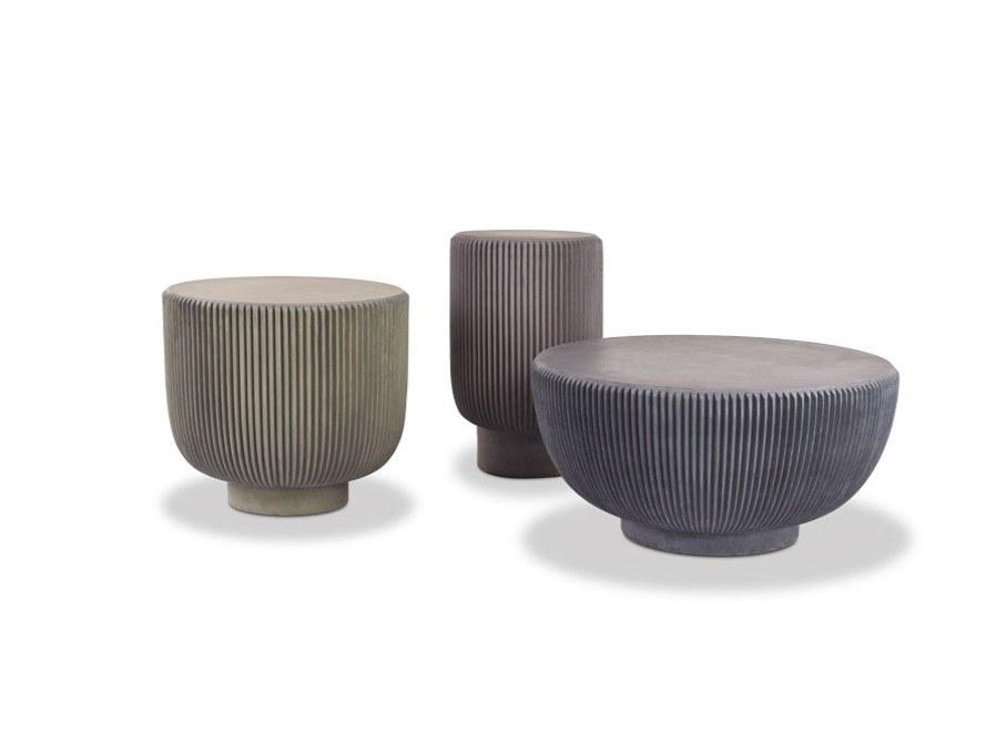 JUNO Round cement coffee table