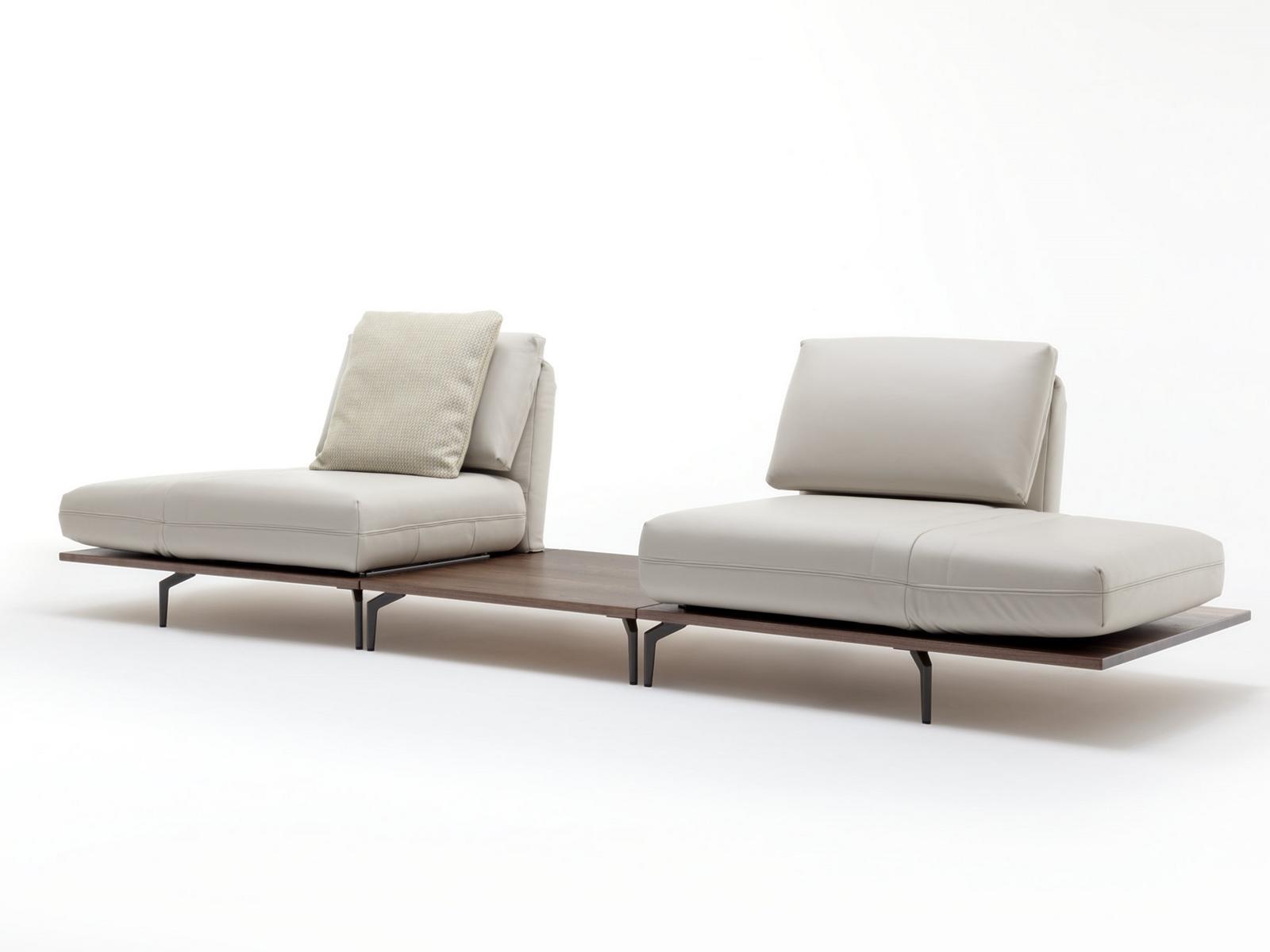 388 AURA Modular leather sofa
