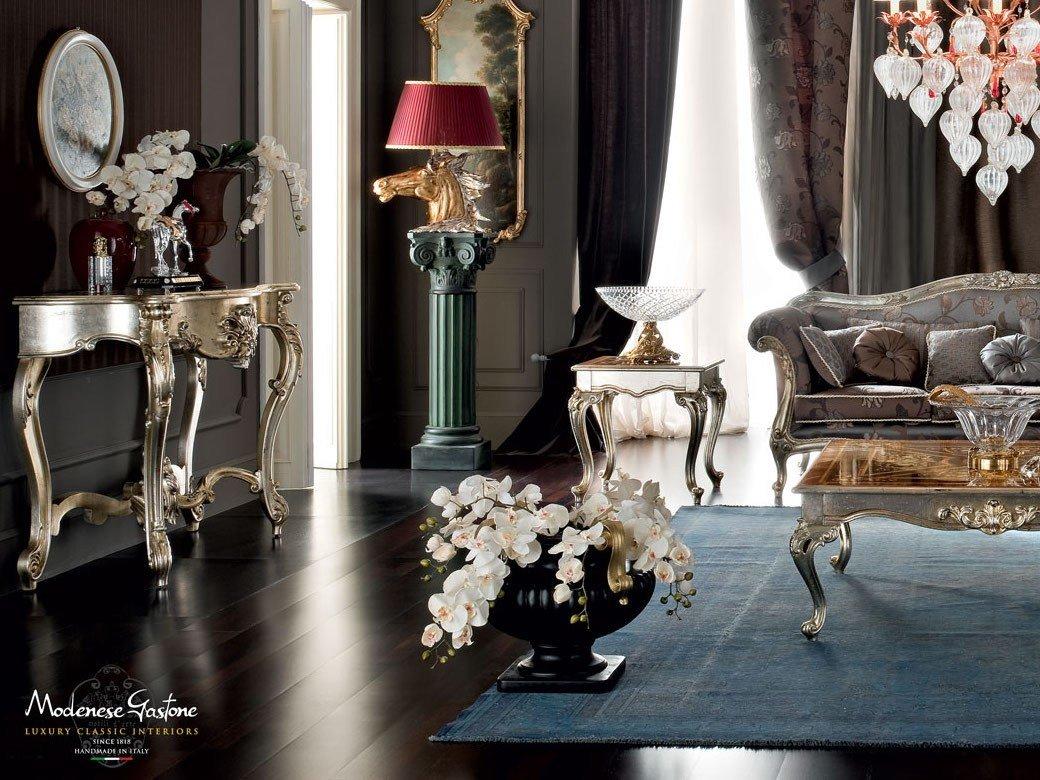 12605 Solid wood console table